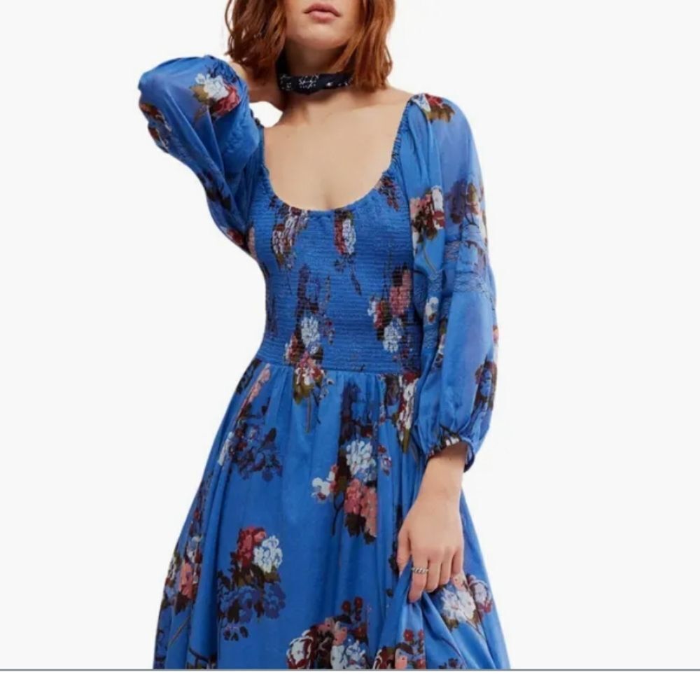 Free People L Morning Glory Boho floral dress - Picture 11 of 11